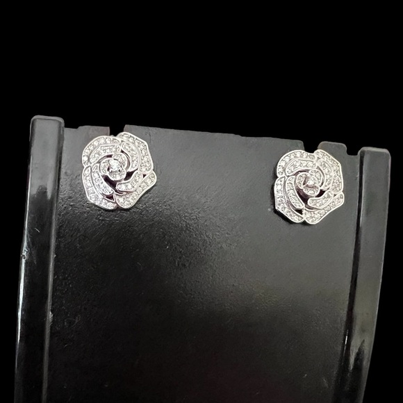 Jewelry - Stainless steel Rose Stud Earrings